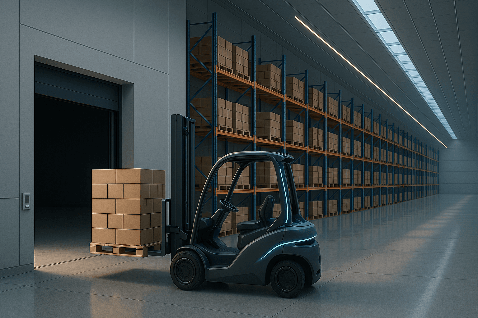 Warehouse background